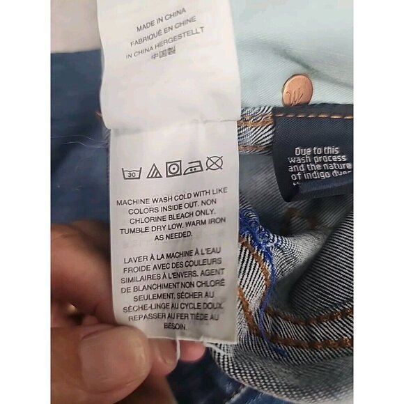 Madewell Skinny Jeans Distressed 10” High Rise Medium Rinse Women's 25 - Picture 13 of 14